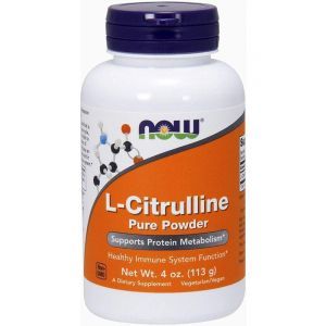 L-цитруллин, L-Citrulline, Now Foods, порошок, 113 гра