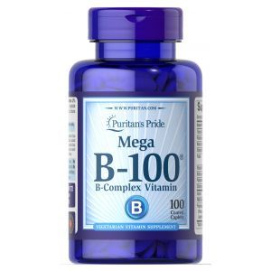Витамин группы В комплекс, Vitamin B-100® Complex 100, Puritan's Pride,100 капсул