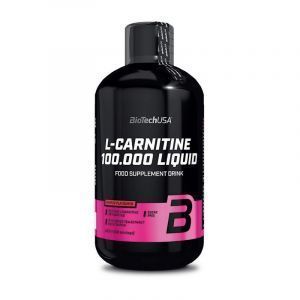 L-карнитин, жиросжигатель, L-carnitine, BioTech USA, 100000 мг, вишня, 500 мл
