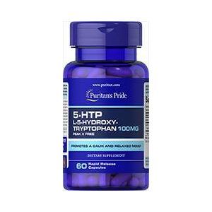 5-HTP (5-Гидрокситриптофан), 5-HTP 50 mg (Griffonia Simplicifolia), Puritan's Pride, 60 капсул