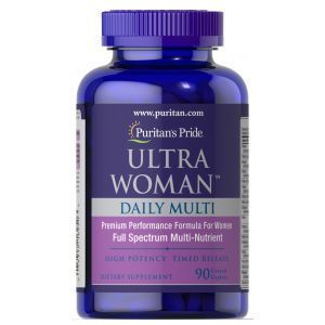 Мультивитамины для женщин ультра, Ultra Woman™ Daily Multi Timed Release, Puritan's Pride, 90 капсул