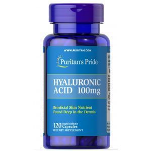 Гиалуроновая кислота, Hyaluronic Acid, Puritan's Pride, 100 мг, 120 капсул