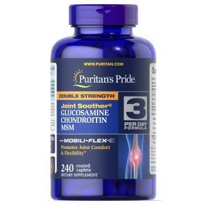 Puritan's Pride, Double Strength Glucosamine, Chondroitin & MSM Joint Soother, 240