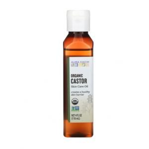 Касторовое масло для кожи, Castor Oil, Aura Cacia, органик, 118 мл