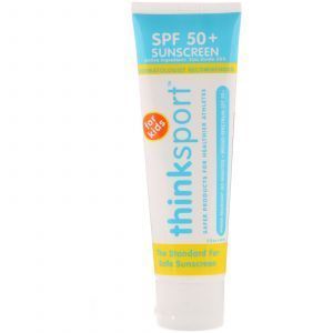 Солнцезащитный крем для детей, SPF 50+, Thinksport, Sunscreen, For Kids,Think, 89 мл (Default)