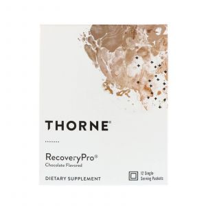 Формула восстановления, RecoveryPro, Thorne Research, вкус шоколада, 12 пакетов по 32 g