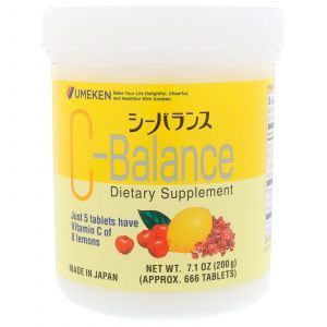 Витамин С (C-Balance), Umeken, 666 таблеток