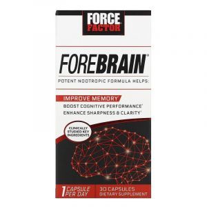 Улучшение памяти, Forebrain, Force Factor, 30 капсул

