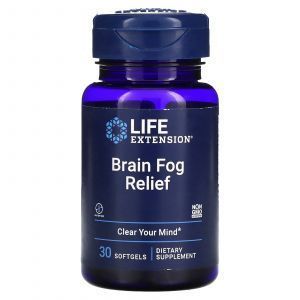 Средство от мозгового тумана, Brain Fog Relief, Life Extension, 30 гелевых капсул
