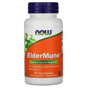 Поддержка иммунной системы, ElderMune, Now Foods, 90 растительных капсул
