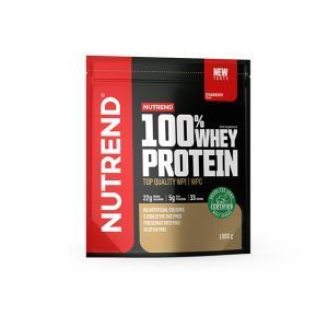 Cывороточный протеин, 100% Whey Protein, Nutrend, клубника, 1 кг
