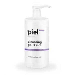 Гель для снатия макияжа очищающий, Cleansing gel 3 in 1, Piel Cosmetics, 750 мл 