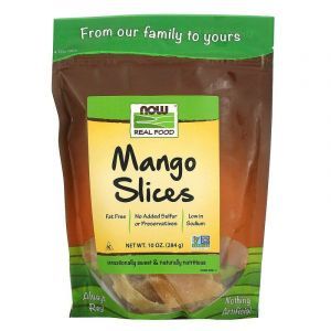 Сушеный манго (Mango Slices), Now Foods, 284 г
