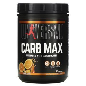 Углеводный порошок, Carb Max, Replenish Glycogen & Electrolytes, Universal Nutrition, со вкусом апельсина, 632 г