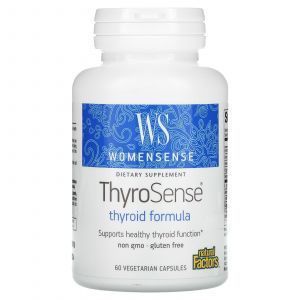 Поддержка щитовидки, для женщин, ThyroSense, Natural Factors, 60 капсул