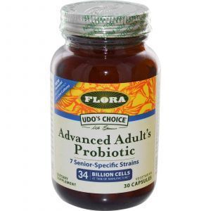 Пробиотики, Flora, для взрослых, 30 кап