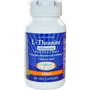 L-Теанин, Enzymatic Therapy, 60 капсул