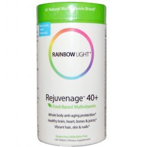 Мультивитамины, Rainbow Light, 40+, 120 таблеток
