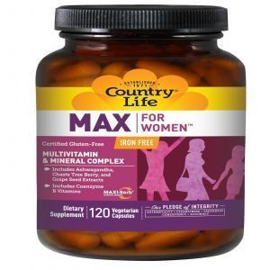 Мультивитамины для женщин, Country Life, 120 кап.