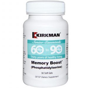 Фосфатидилсерин, Kirkman Labs, от 60 до 90 лет, 30 кап.