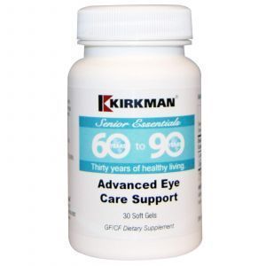 Витамины для глаз, 60+, Kirkman Labs, 30 капсул