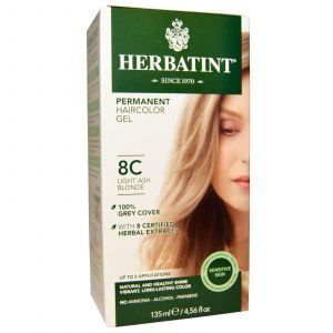 Краска для волос, Herbatint, 8С, пепельный блонд, 135 мл.
