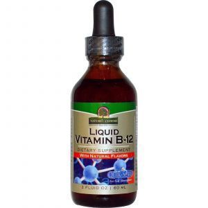 Жидкий витамин В12, Nature's Answer, 60 мл