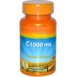 Вітамін С, Vitamin C, Thompson, 1000 мг, 60 капсул