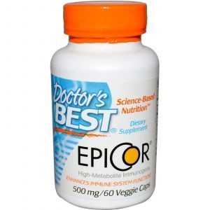 Эпикор, Doctor's Best, 500 мг, 60 капсул