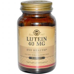 Лютеин, Solgar, 40 мг, 30 капсул