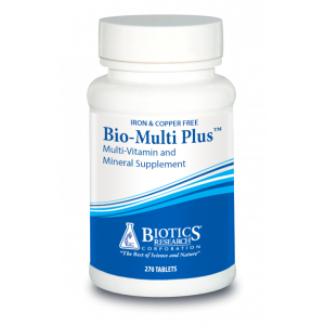 Мультивитамины, Bio-Multi Plus™ Fe & Cu Free, без железа и меди, Biotics Research, 270 таблеток