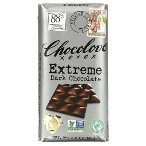 Горький шоколад, Dark Chocolate, Chocolove, 88% какао, 90 г 