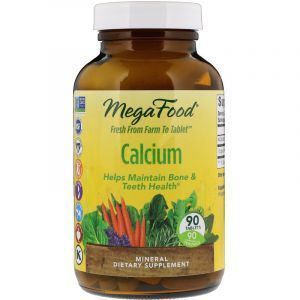 Кальций для костей, Calcium, MegaFood, 90 таблеток (Default)