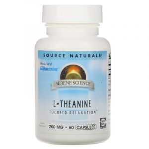 L-Теанин, Source Naturals, 200 мг, 60 капсул