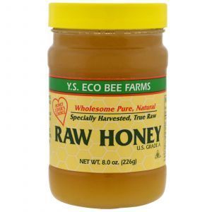 Необработанный мед, Raw Honey, Y.S. Eco Bee Farms, 226 г