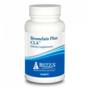 Бромелайн + ЦЛА, Bromelain Plus CLA, Biotics Research, 100 таблеток