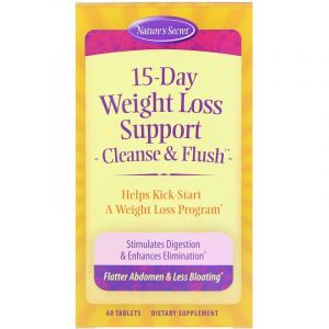 Управление весом, 15-дневная поддержка потери веса, Cleanse & Flush, Nature's Secret, 60 таблеток (Default)