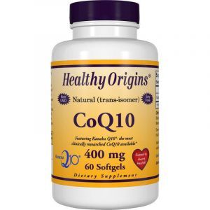 Коэнзим Q10, Healthy Origins, Kaneka Q10 (CoQ10), 400 мг, 60 капсул (Default)