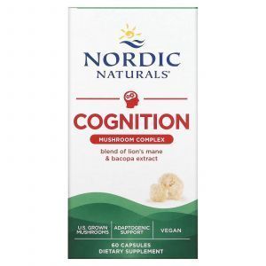 Поддержка когнитивных функции, Cognition Mushroom Complex, Nordic Naturals, 60 капсул