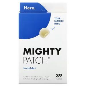Пластырь от прыщей, Mighty Patch, Hero Cosmetics, невидимые, 39 шт