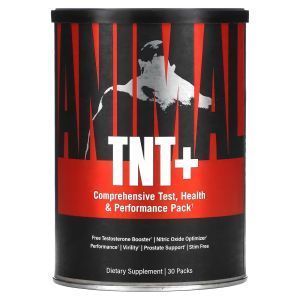 Комплекс для мужчин, тестостерон, сила, мышцы и выдержка, TNT+ Comprehensive Test, Health & Performance Pack, Universal Nutrition, 30 упаковок