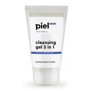 Гель для умывания нормальной и комбинированной кожи, Cleansing Gel 3 in 1, Piel Cosmetics, 150 мл 