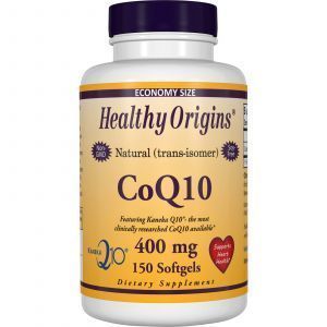 Коэнзим Q10, Healthy Origins, Kaneka Q10 (CoQ10), 400 мг, 150 капсул (Default)