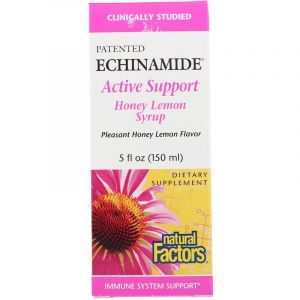 Эхинацея сироп мед+лимон (Echinamide Active Defense), Natural Factors, 150 мл. (Default)