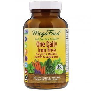 Мультивитамины без железа, One Daily, MegaFood, 1 в день, 90 таблеток (Default)