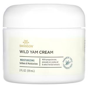 Крем для лица, Wild Yam Cream, Swanson, из дикого ямса, 59 мл