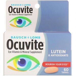Витамины и минералы для глаз, Eye Vitamin & Minera, Bausch & Lomb, 60 таб. (Default)