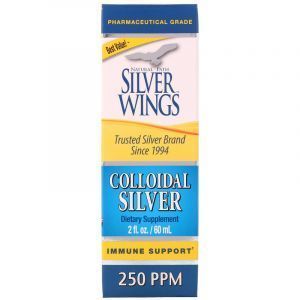 Коллоидное серебро, Natural Path Silver Wings, 250 PPM, 60 (Default)