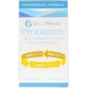 Пробиотики, профессиональная формула, Probiotics, Dr. Ohhira's, 60 кап.