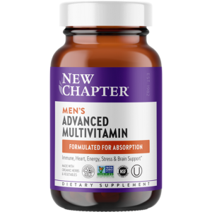 Ежедневные витамины для мужчин, Men's Advanced Multivitamin, New Chapter, 48 вегетарианских таблеток
